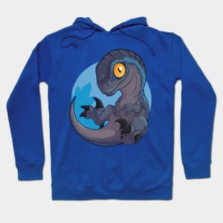 Blue: The Resting Velociraptor Hoodie